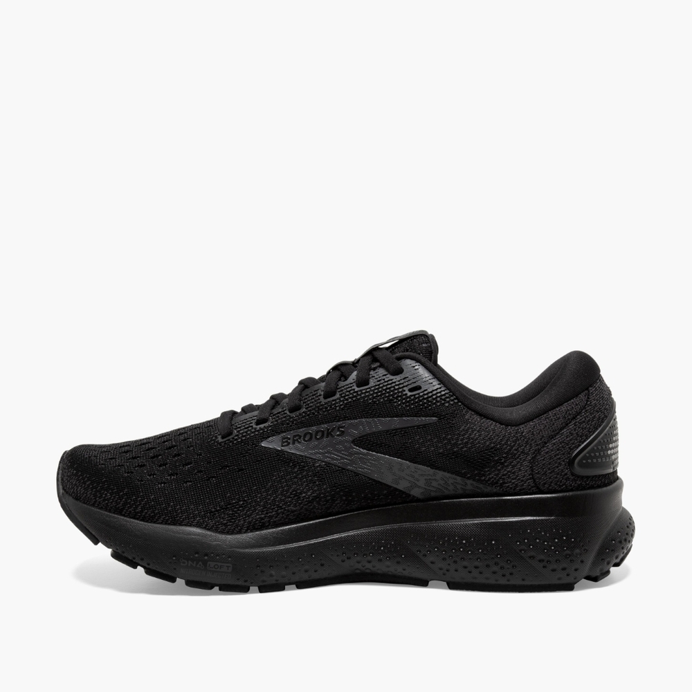 Brooks Black Athletic Running Shoes with Cushioned Midsole